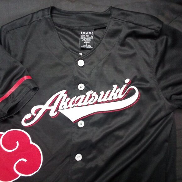 Box Lunch Exclusive Naruto Shippuden Akatsuki Baseball Jersey - Picture 1 of 5